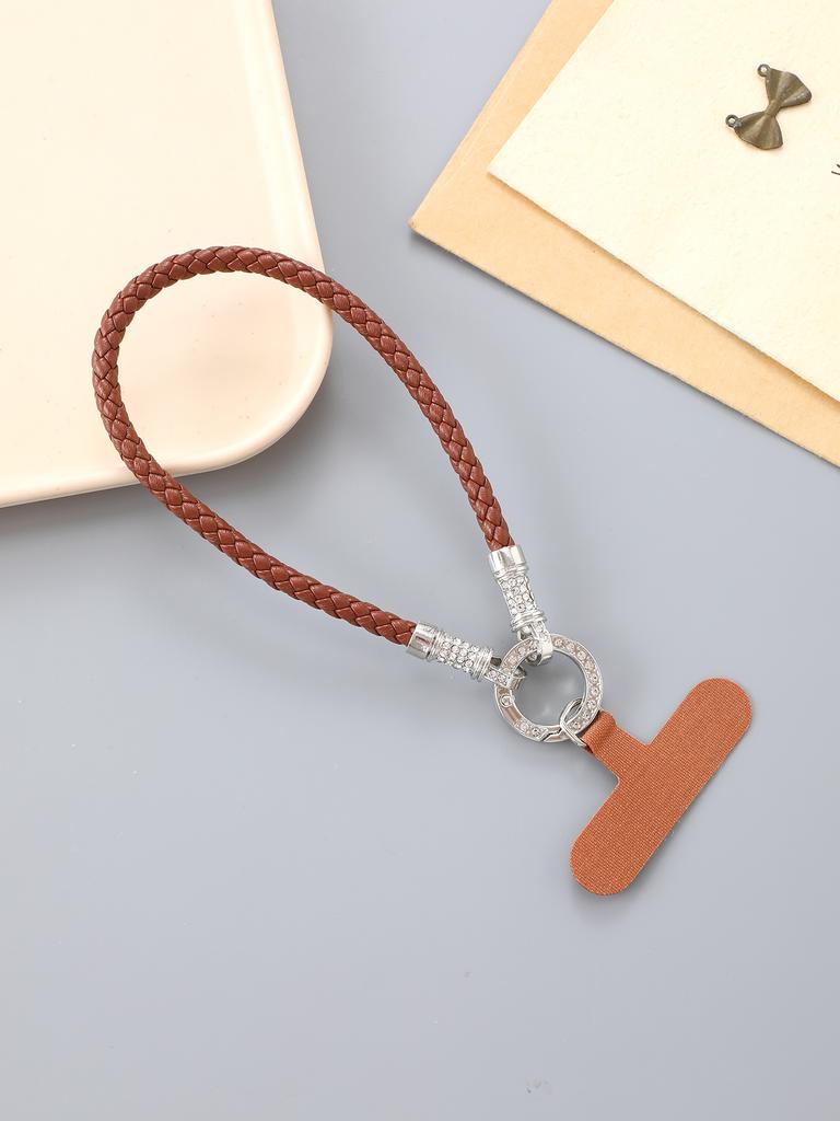 Creative New PU Leather Rope Mobile Phone Hanging Rope Neck Hanging Rope Hand Rope Mobile Phone Chain Hanging Decoration