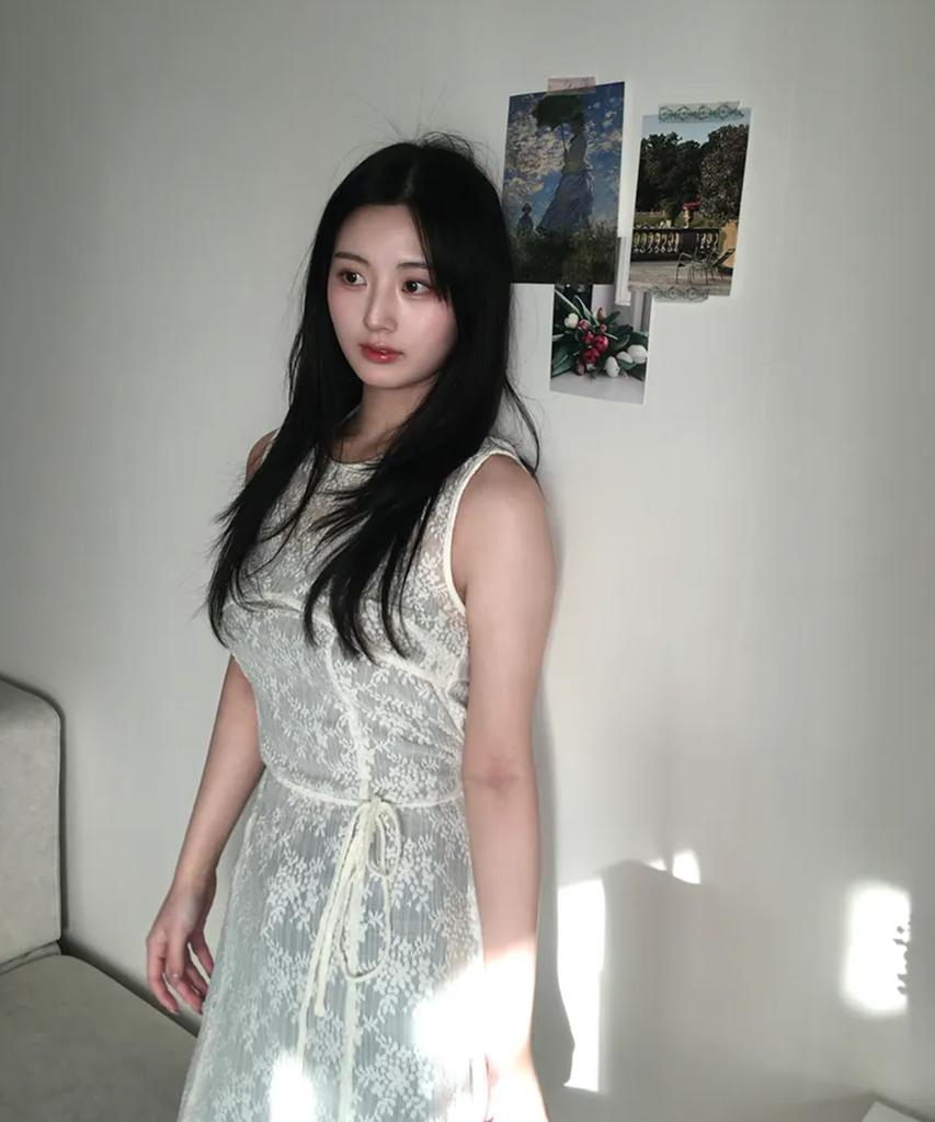 MIXXO Lace Layered Long Dress_Miwowg301G