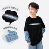 Boys' Cotton Fashion Print Long-Sleeve T-Shirt