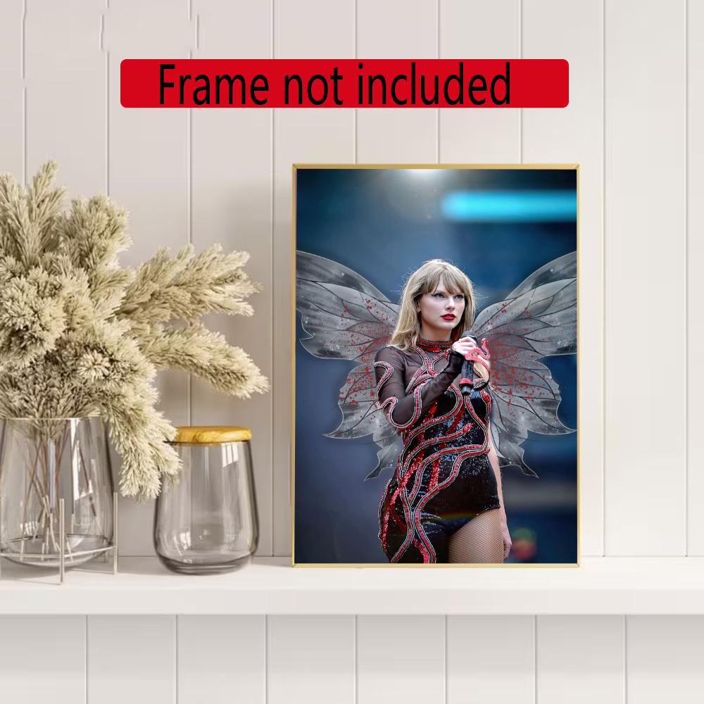 Taylor Swift 5D Diy Diamond Paintings Mosaic Wall Round Diamond Art Painting Kits Embroidery Crystal Accessories Frameless