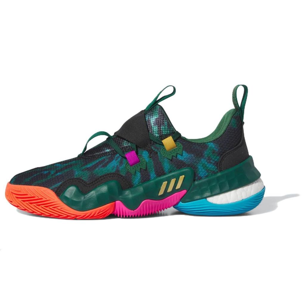 adidas Trae Young 1 Igrzyska Olimpijskie 1996 Unisex Sneakers Zielony Zespół-Ciemnozielony Złoty Metalik IG3097
