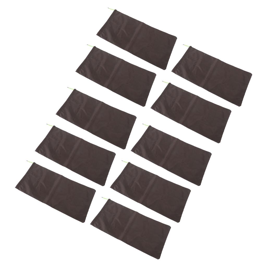 10 Stück Sandlose Sandsäcke mit Kordelzug Hochwasserbarrieren Polyester 25x50cm Dammbeutel für Keller Garage Hochwasserschutz