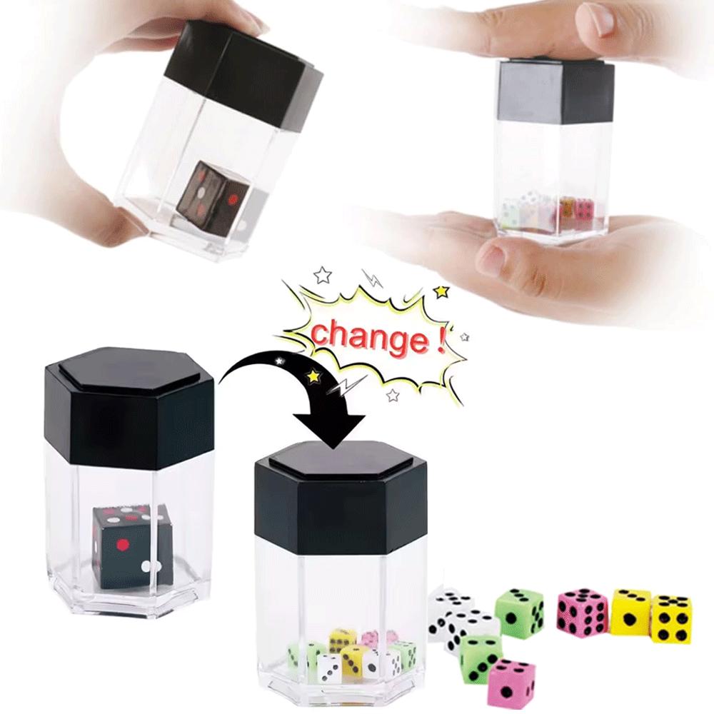 Explosion Dice Classic Crash Dice Easy Magic Tricks For Kids Magic Prop Novelty Funny Toy Close-up Performance Joke Prank Toy