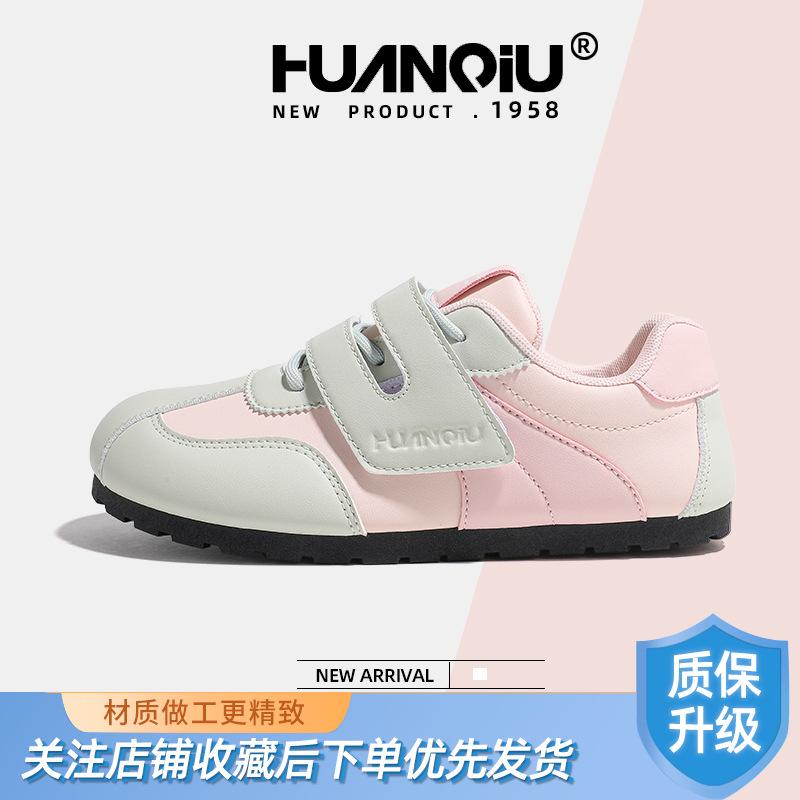 Global guava powder Dexun shoes women's KMXFX8093 summer new Velcro design Korean version casual board shoes women