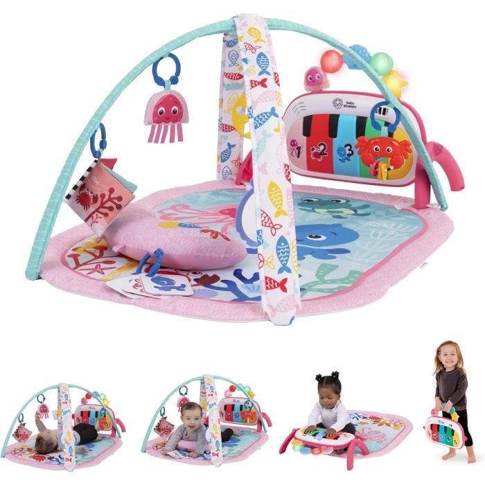 Baby Einstein Damen Krabbeldecke Für Mädchen, 4-In-1 -Kickin’ Tunes- Klavier-Spielzeug, Spielbogen Mit Sensorischen Spielzeugen, Mehrsprachig - Image 5