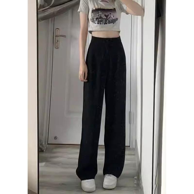 Wide-leg Casual Pants Women's Summer New Narrow Version High-waisted Drape Suit Pants