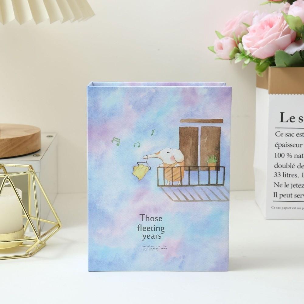 6 Inch 100 Pockets Photo Album Cloth Cover Photo Storage Scrapbook Album  Newborn Memory