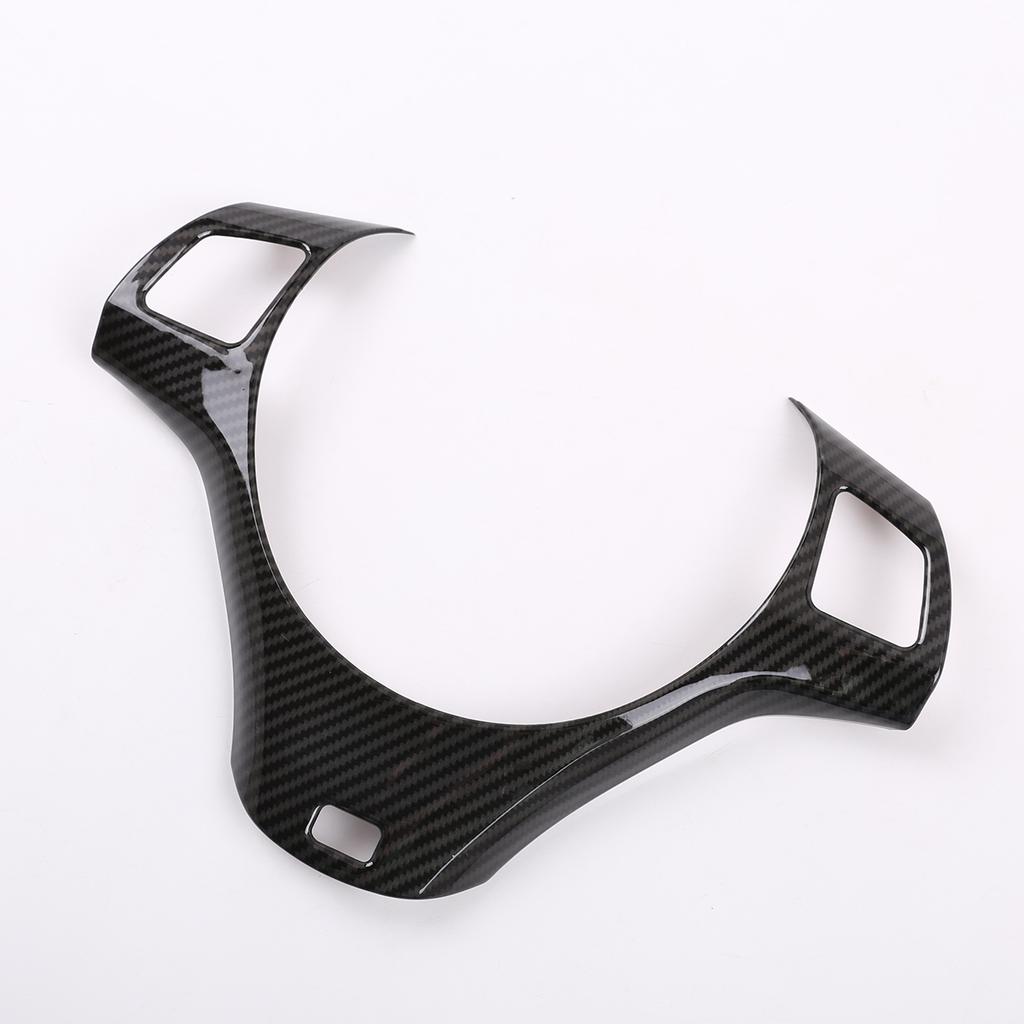 For 2005-2012 BMW 3 Series E90 E92 ABS Matt Black Car Steering Wheel  Frame Cover Trim Sticker Car Accessories para auto
