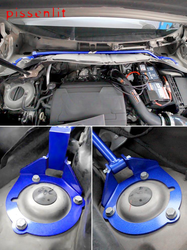 For Volkswagen Tharu 2019-2024 Accessories Strut Bars Chassis Reinforced Anti tilt Rod Alloy Suspension Kit Unsprung Weight