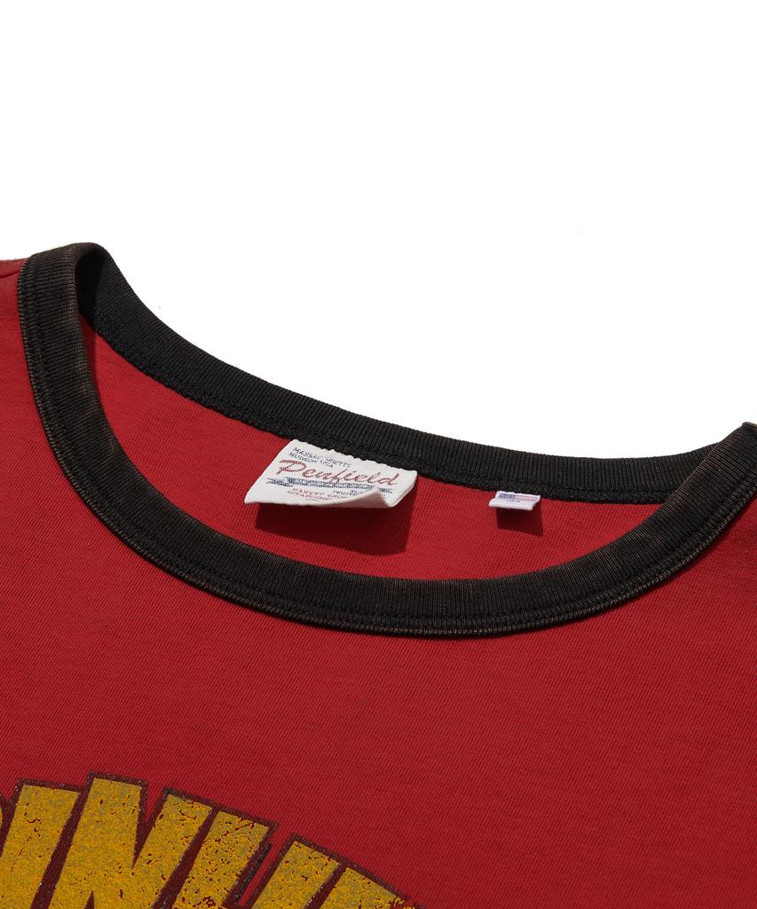 PENFIELD Vintage Series Marinheiro Ringer Short Sleeve T-Shirt Red_Fs2Kt55U