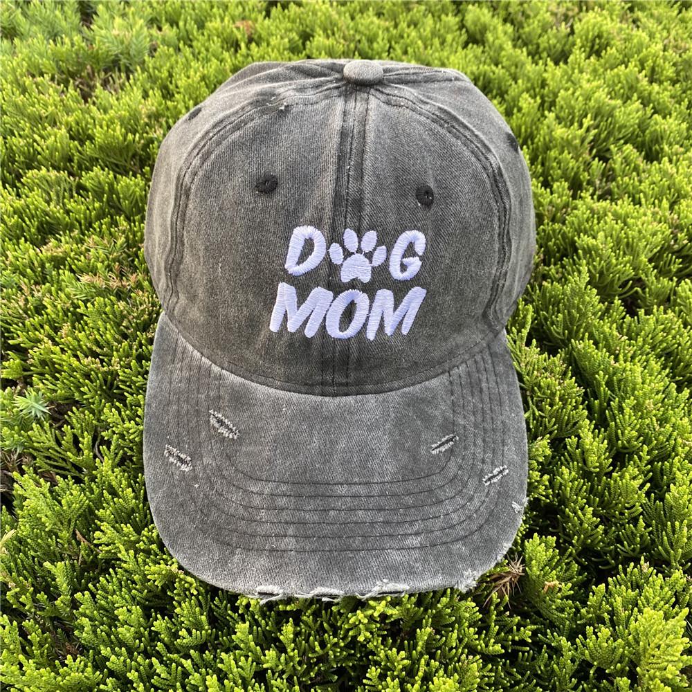 Outdoor Sport Baseball Caps Summer Fashion Letters DOG DAD DOG MOM Embroidery Adjustable Gorra Caps Bone Hats