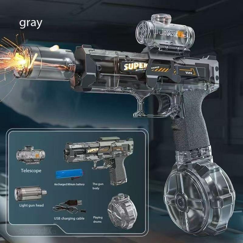 Non-Toxic New Automatic Summer Electric Toy Water Gun Induction Water Absorbing Hightech Spray Pool Outdoor Beach Water Fight Toy For Kid