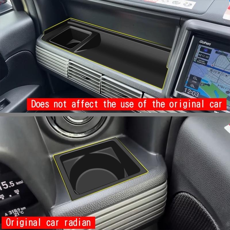 RHD For Honda N-VAN 2024 Silicone Glass Switch with Pocket  Passenger Tray Water Cup Pad Anti Collision Waterproof and Dustproof