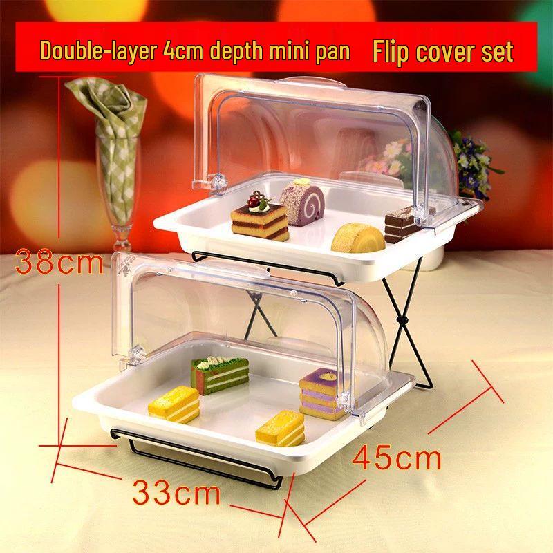 Food Display Tray with Lid