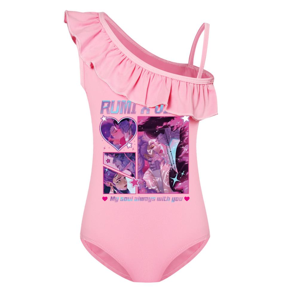 4974 Costumi da Bagno Bambina Rumi Mira Zoey Stampati Costume Intero Body Costumi da Bagno
