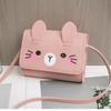 Kids Mini Handbag Cute Pu Shoulder Bag For Girls Princess Coin Purse Wallet