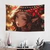 Colorful Anime Girl Tapestry Room decoration Home Decoration Tapestry Decor Accessories Cute Room Decor