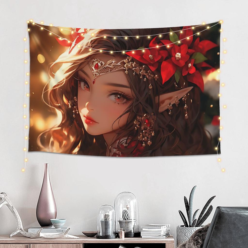 Colorful Anime Girl Tapestry Room decoration Home Decoration Tapestry Decor Accessories Cute Room Decor