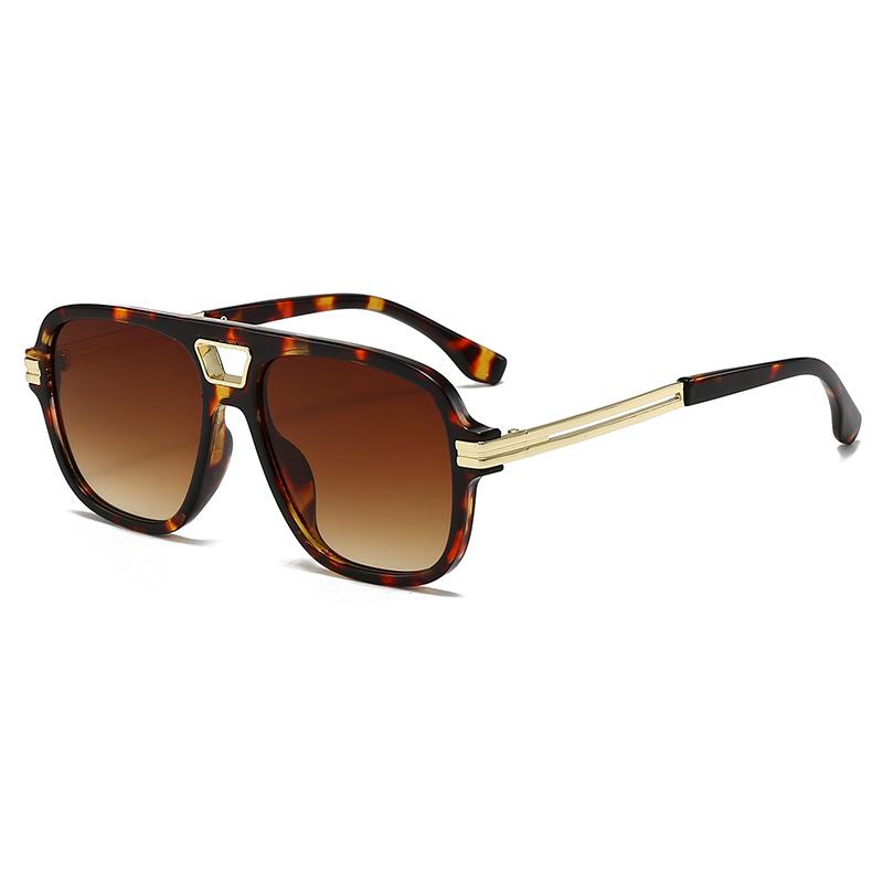 ** Trendy Unisex Double Beam Sunglasses **