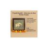 Astrotalk 7 Trunk Elephant on Raw Pyrite Frame | Vastu Item for Wealth & Success | Wall Decor Items Living Room | Raw Py