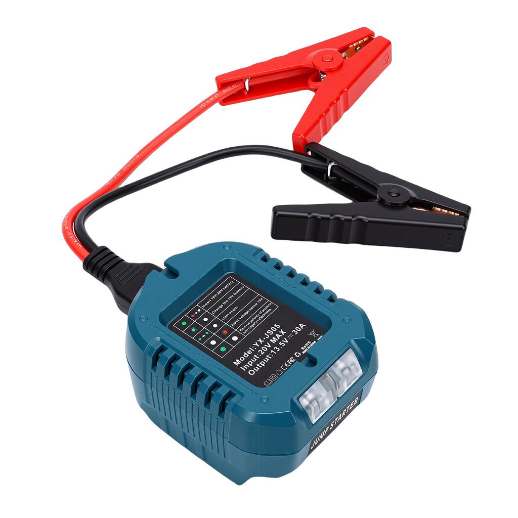 Portable Car Jump Starter Fit for Makita Batteries Battery Emergency 10AWG Heavy Duty Cable Automotive Supplies