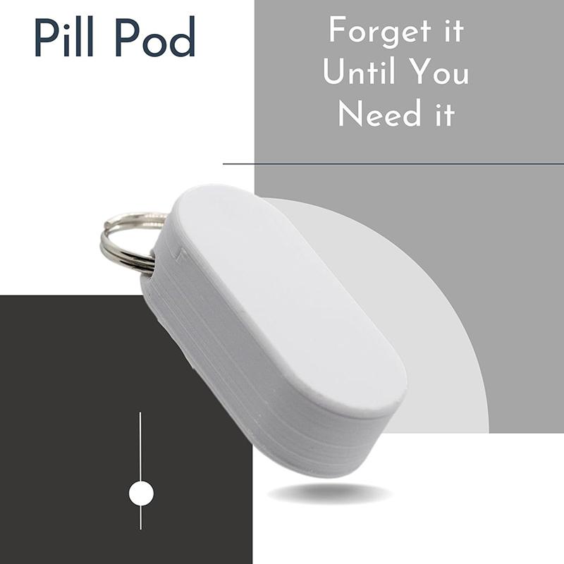 Travel Pill Case Pill Organizer Medicine Organizer Portable Mini Pill Box Keychain Pill Box Magnetic Slide To Store Pills