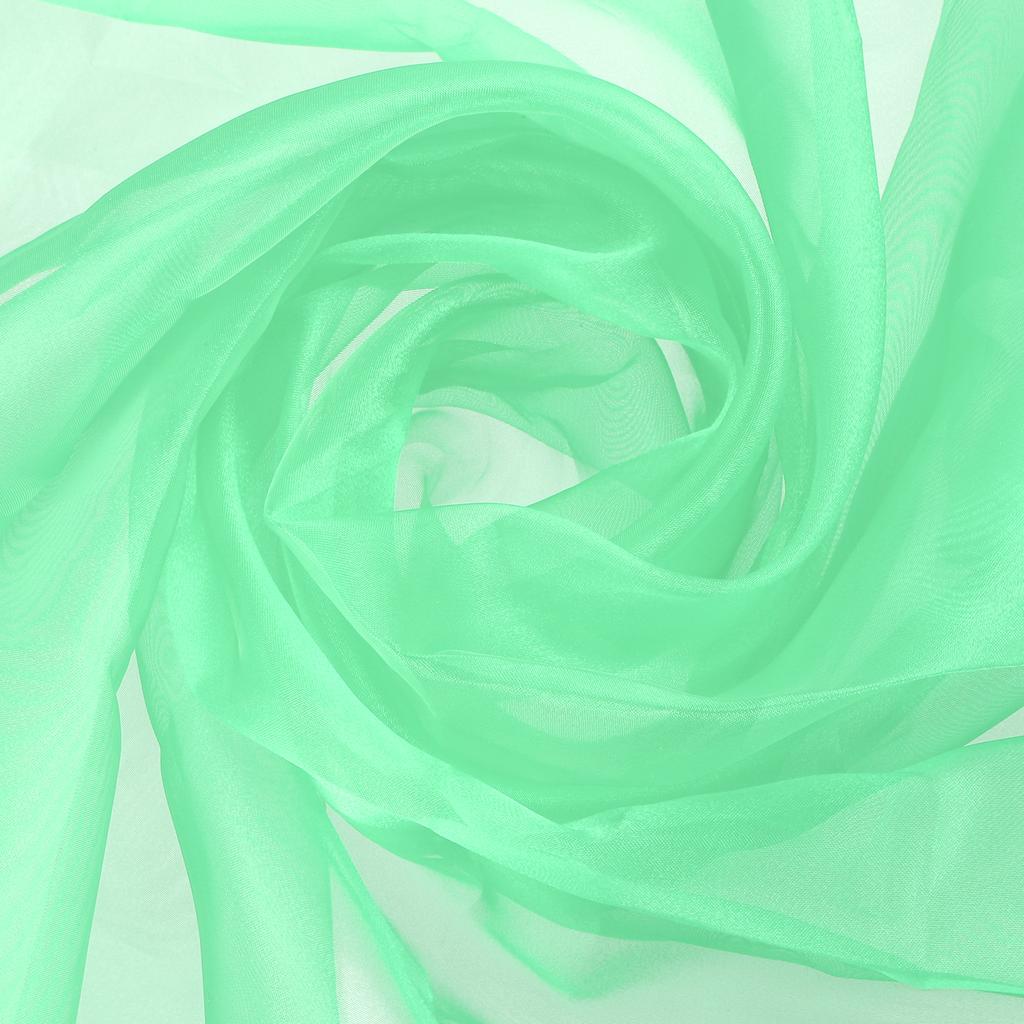 Organza Tulle Roll Fabric 60" Bridal Solid Sheer Organza Crystal Organza Sheer Silky Fabric for DIY Craft Table Home Decoration