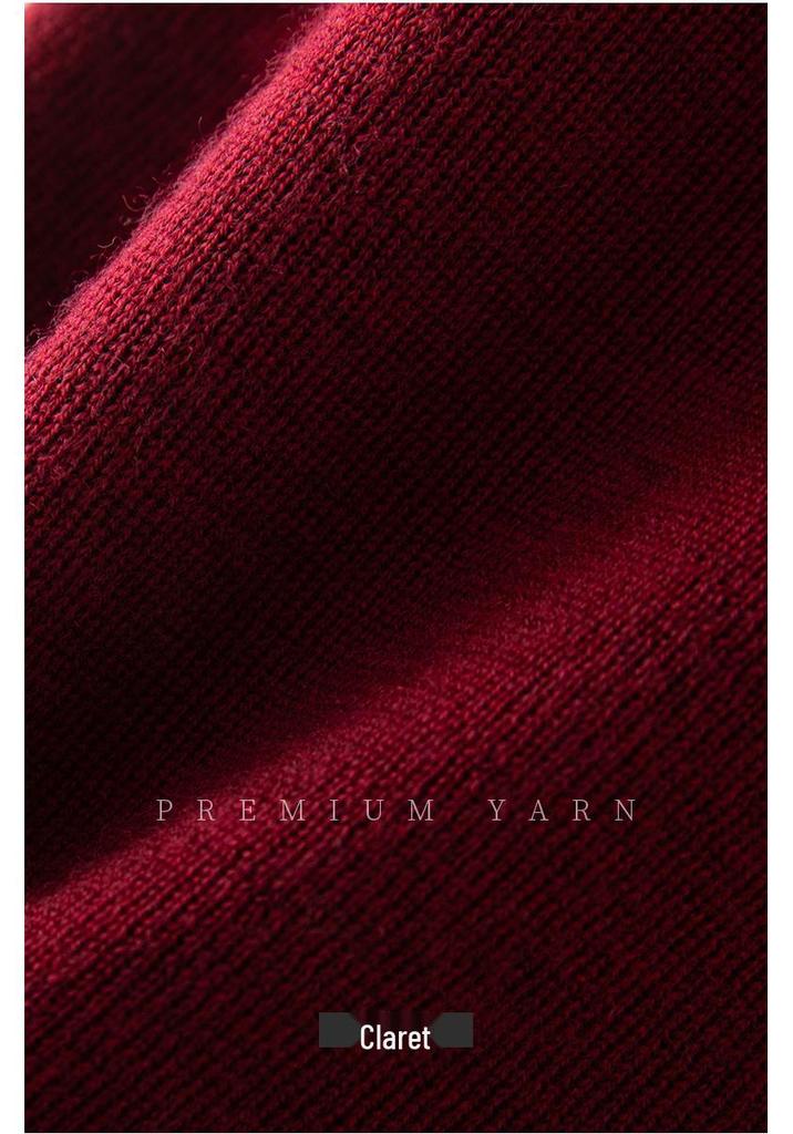 Yangzi 120 Count Superfine Merino Wool Women's Slim Fit Half-High Neck Sweater