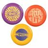 Frisbee Pack of 3 Flying Discs, 25.27cm for 5 Years and Up - 130g