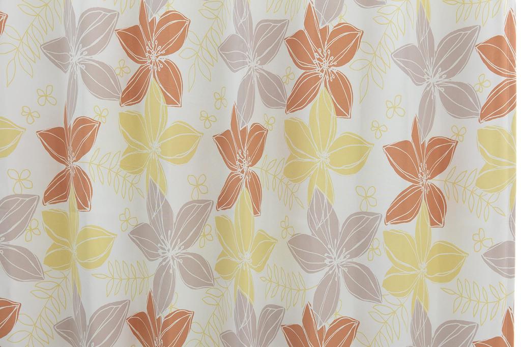 Univer Drape Level 2 Shape 100cm Wide x 200cm Set of Blue Men Curtains, Blackout, Memory, Long, 2, Washable, Orange,