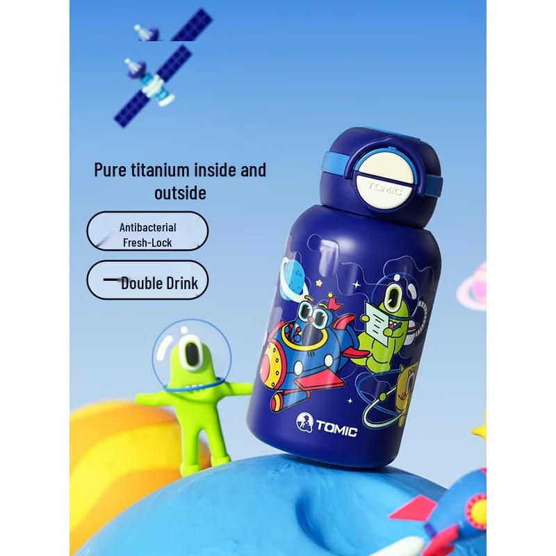 TOMIC Kids Pure Titanium Dual-Use Thermos Bottle