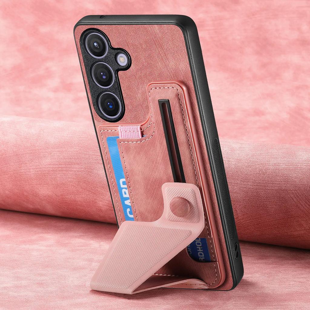 Wallet with Card Holder Phone Case for Samsung Galaxy S23 FE S24 S22 Ultra Plus M15 A15 A25 A35 A55 A05 A05S A14 PU Back Cover