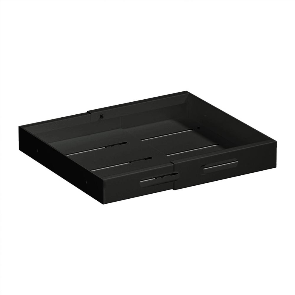 Kitchen Telescopic Drawer Carbon Steel Pull-out Extendable Storage Shelf Basket Slide Out Organiser For Cupboard Cabinet 34-50cm