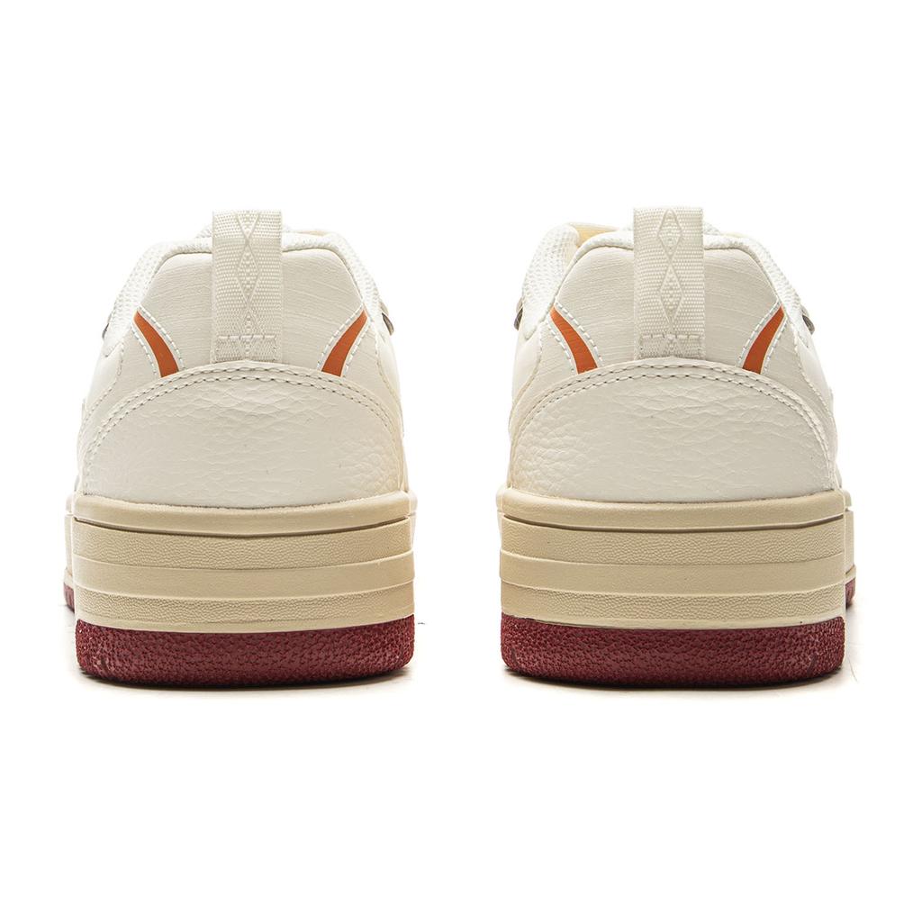 Li Ning Tianji Soft Slip Resistant Cushioning Abrasion Resistant Low top Skateboard Shoes Women's Ecru AGCV342-2