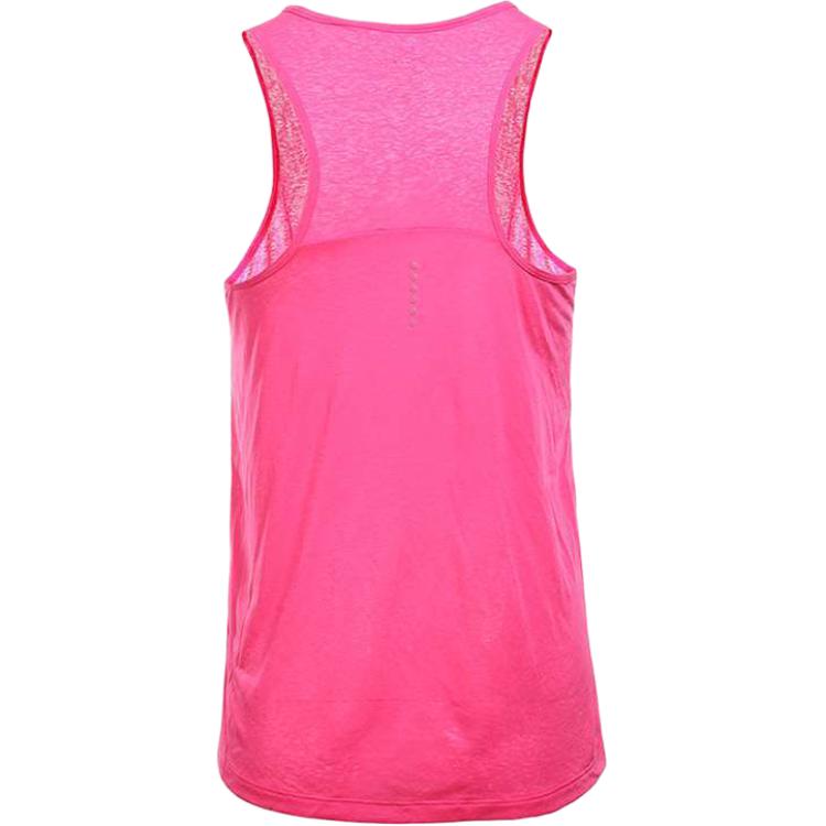 Nike Lifestyle Casual Series As Df Cool Breeze Tank Breathable Soft Comfortable Vest Women Tops Rose-Red 719869-639