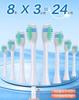 Electric sonic electric toothbrush with horizontal ultrasonic sonic IPX7 6 mode sonic 8 replacement brushes 2 minute auto 50 days of continuous