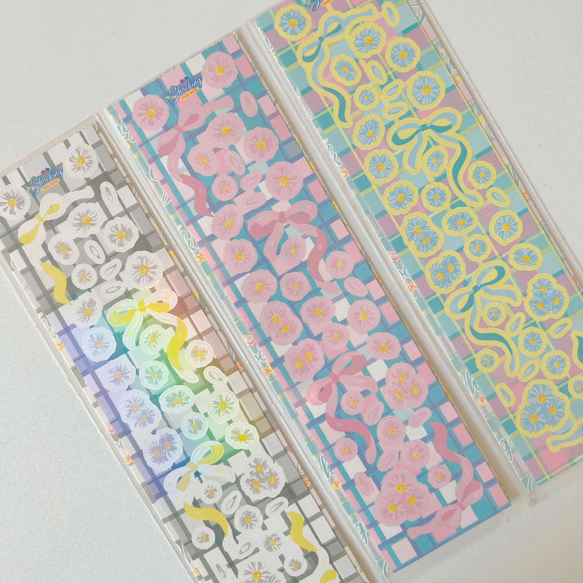 Корейская популярная лазерная наклейка Daisy DIY Material Декоративная наклейка Polaroid — фото 3