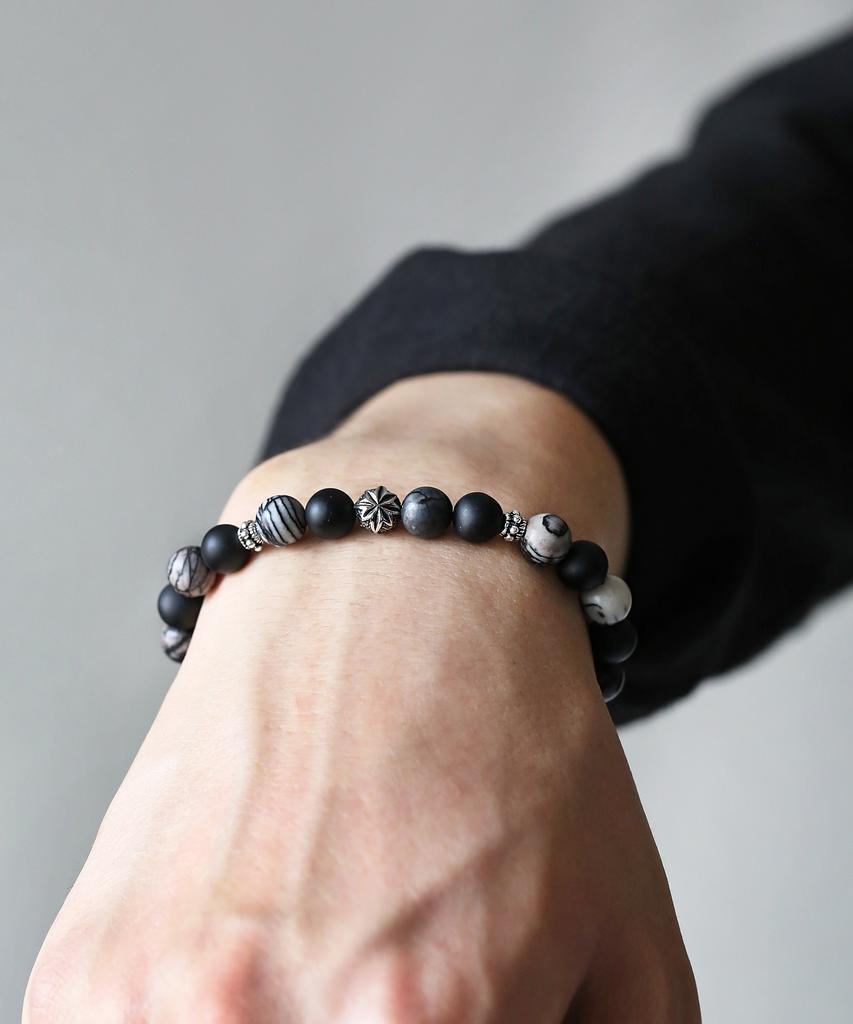Aekki Mulklock Picasso Jasper Gemstone Bracelet