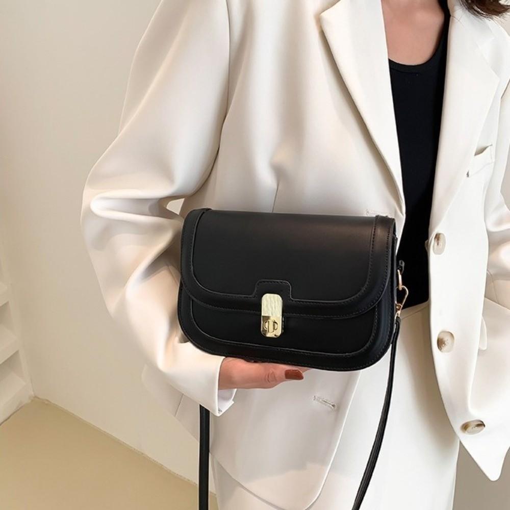 Korean Style Crossbody Bag Texture Women Underarm Bag Elegant PU Leather Shoulder Bag  Outdoor