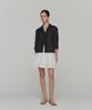 Amomento Cotton Shirring Banding Skorts_White