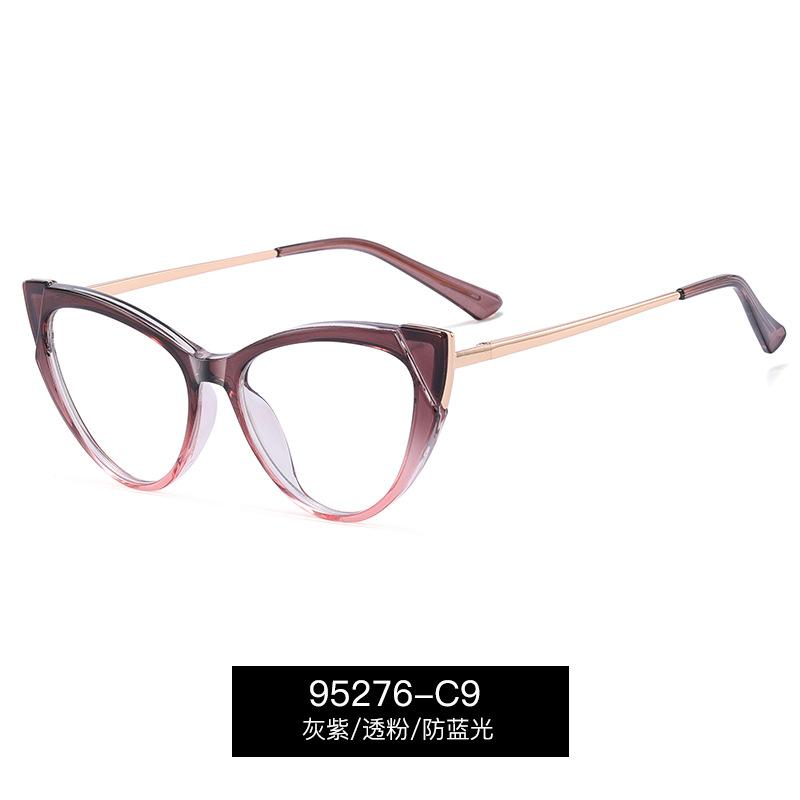 New Vintage Transparent Computer Reading Glasses Women's Eyeglass Frames TR90 Anti Blue Light Magnifying Glasses Presbyopia