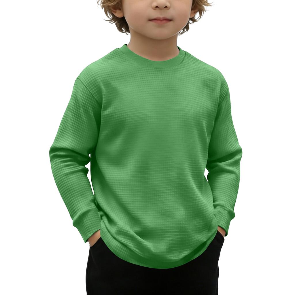 Children's Printed Long Sleeve O-Neck Top Daily Casual T-shirt