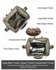 Fashionable Genuine Leather Women's Crossbody Handbag with Metal Hinges, Full-Grain Lambskin, Small Shoulder Bag