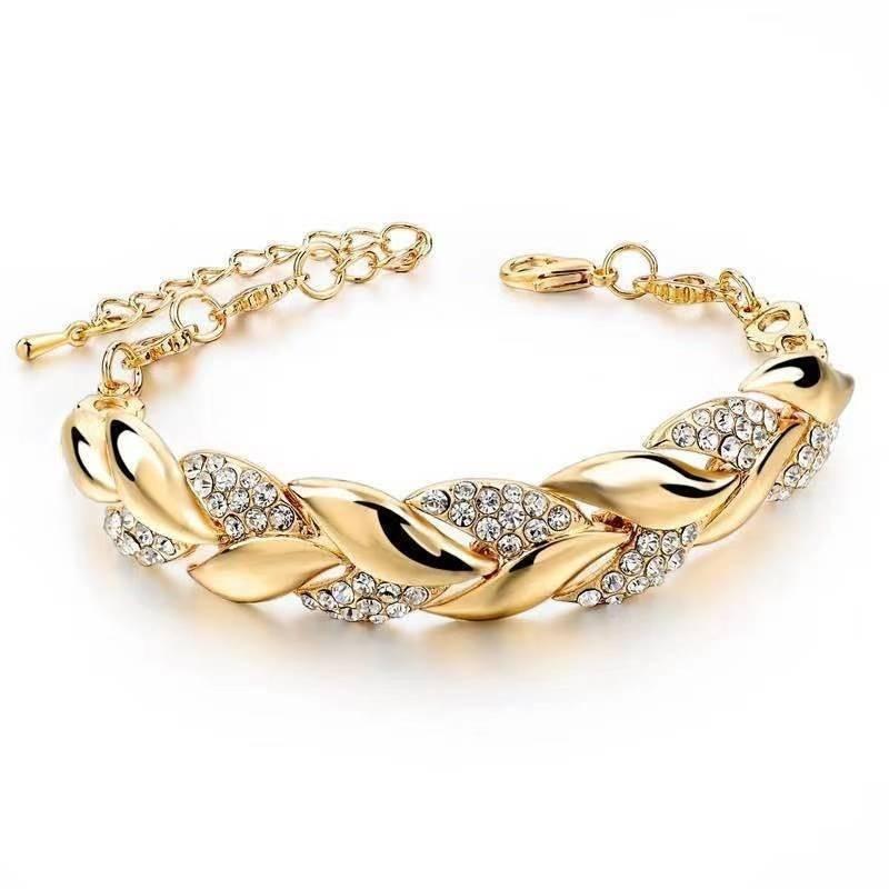 

Womens Fashionable Leaf Bracelet Fashionable And Suitable For Party Occasions StyleA