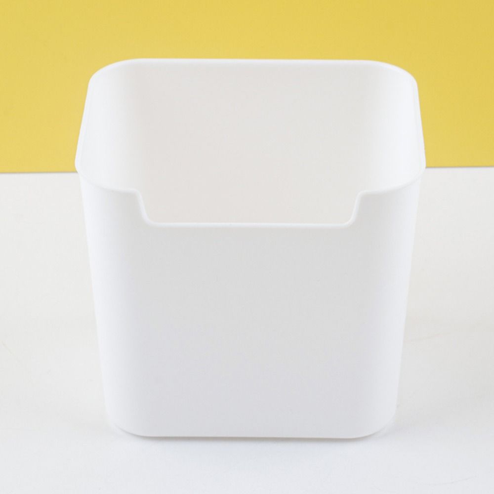 

INS Style Pencil Storage Box Large Capacity Storage Bucket Simple Desk Pen Holder Student белый