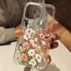 Watercolor Wildflower Bouquet Pattern Clear Phone Case For iPhone 17 16 15 14 13 12 11 Pro Max 14 15 Plus XS X XR Air Soft Cover