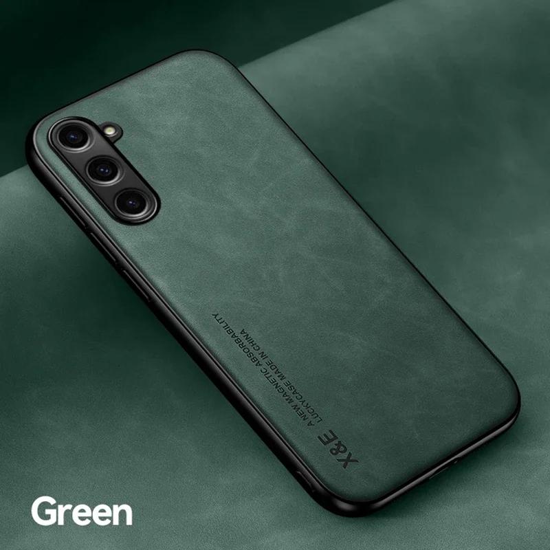 

Чехол для Samsung S24 S23 S22 Ultra FE A55 A54 A15 A35 A34 роскошный защитный чехол магнитный автомобильный держатель телефон чехол Fundas Capa Samsung A16 5G