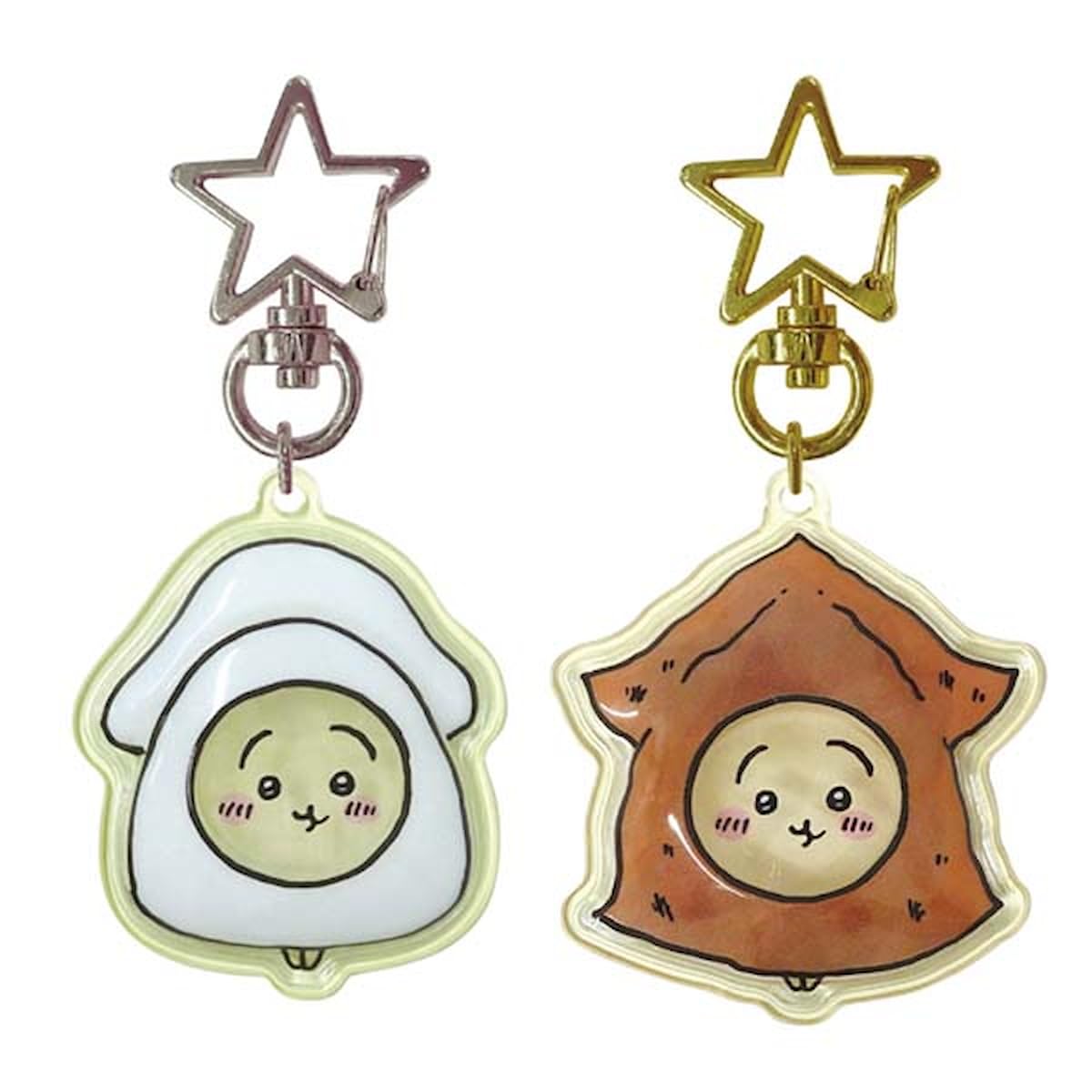 K Company Chiikawa Puffy Pair Keychain Rabbit - CKW-PP-UU H44×W37×D10mm