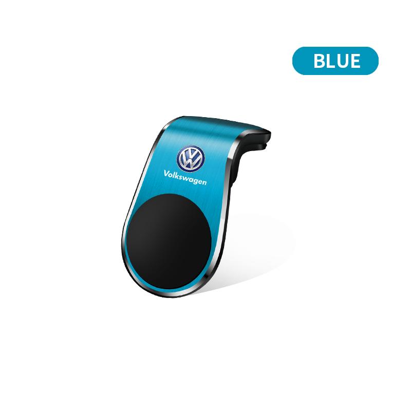 Magnetický držák telefonu do auta ve tvaru L, speciální pro auto, s emblémem pro Volkswagen Golf-7 4 5 6 CC T-ROC Sharan Passat B5 6 7 Polos Tiguan R Line