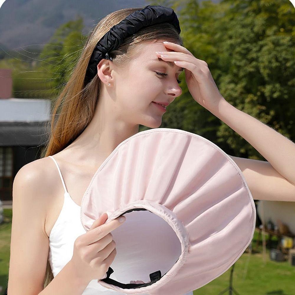

Large Brim Summer Sun Hat Shell Hat Visor Cap Summer Sunscreen Empty Top Cap Outdoor Sport Cap